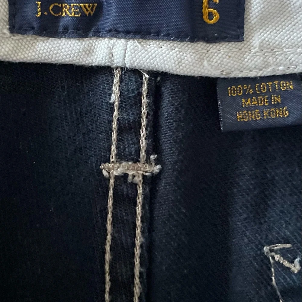 J Crew Denim Fringe Hem Shorts Indigo. - Picture 3 of 4